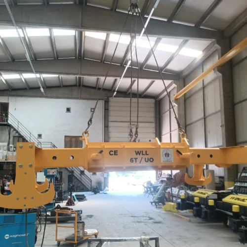 military production facility crane systems