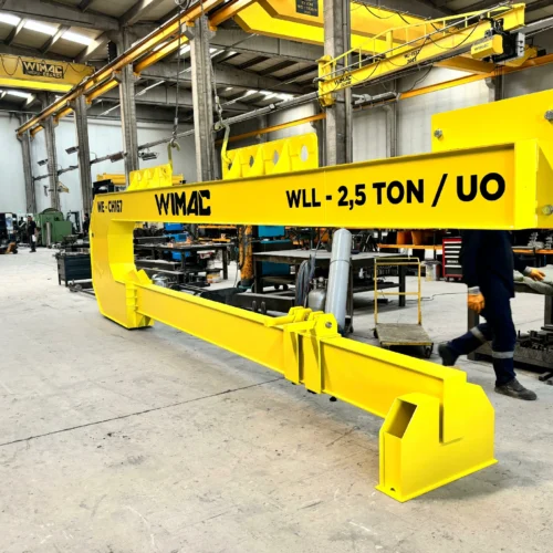 glass factory ceiling crane