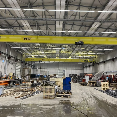 overhead cranes for construction projects