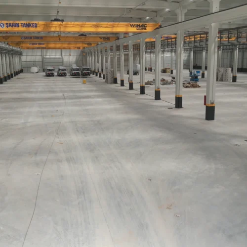 trailer manufacturing facility crane solutions